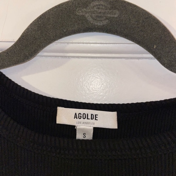 AGOLDE Black Ribbed Racerback - Picture 8 of 13